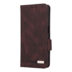 Funda de Cuero Cartera con Soporte Carcasa LZ2 para Samsung Galaxy A04s Marron