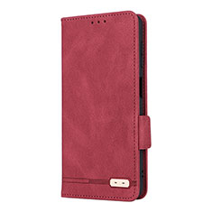 Funda de Cuero Cartera con Soporte Carcasa LZ2 para Samsung Galaxy A04s Rojo