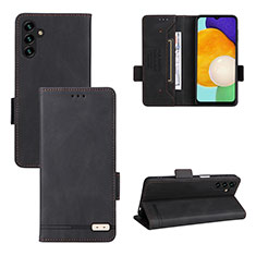 Funda de Cuero Cartera con Soporte Carcasa LZ3 para Samsung Galaxy A04s Negro