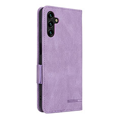 Funda de Cuero Cartera con Soporte Carcasa LZ4 para Samsung Galaxy A04s Morado