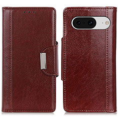 Funda de Cuero Cartera con Soporte Carcasa M01L para Google Pixel 8 5G Marron