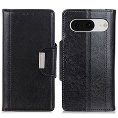 Funda de Cuero Cartera con Soporte Carcasa M01L para Google Pixel 8 5G Negro