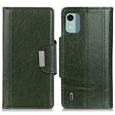 Funda de Cuero Cartera con Soporte Carcasa M01L para Nokia C12 Plus Verde