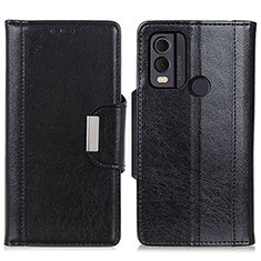 Funda de Cuero Cartera con Soporte Carcasa M01L para Nokia C22 Negro