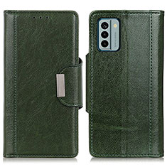 Funda de Cuero Cartera con Soporte Carcasa M01L para Nokia G22 Verde