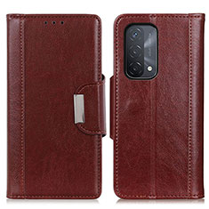 Funda de Cuero Cartera con Soporte Carcasa M01L para OnePlus Nord N200 5G Marron