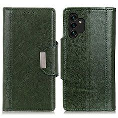 Funda de Cuero Cartera con Soporte Carcasa M01L para Samsung Galaxy A04s Verde