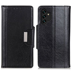 Funda de Cuero Cartera con Soporte Carcasa M01L para Samsung Galaxy A13 4G Negro