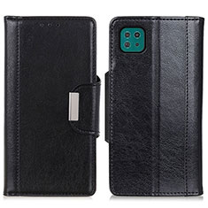 Funda de Cuero Cartera con Soporte Carcasa M01L para Samsung Galaxy A22 5G Negro