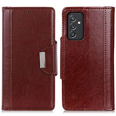 Funda de Cuero Cartera con Soporte Carcasa M01L para Samsung Galaxy A24 4G Marron