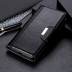 Funda de Cuero Cartera con Soporte Carcasa M01L para Samsung Galaxy F02S SM-E025F Negro