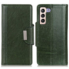 Funda de Cuero Cartera con Soporte Carcasa M01L para Samsung Galaxy S21 Plus 5G Verde