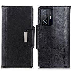 Funda de Cuero Cartera con Soporte Carcasa M01L para Xiaomi Mi 11T 5G Negro