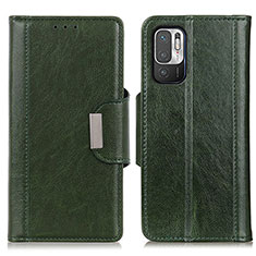 Funda de Cuero Cartera con Soporte Carcasa M01L para Xiaomi Redmi Note 11 SE 5G Verde