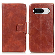 Funda de Cuero Cartera con Soporte Carcasa M02L para Google Pixel 8 5G Marron