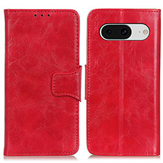 Funda de Cuero Cartera con Soporte Carcasa M02L para Google Pixel 8 5G Rojo