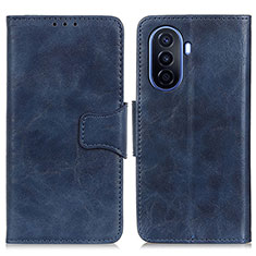 Funda de Cuero Cartera con Soporte Carcasa M02L para Huawei Enjoy 50 Azul