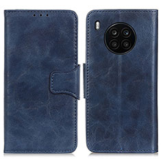 Funda de Cuero Cartera con Soporte Carcasa M02L para Huawei Honor 50 Lite Azul