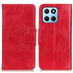 Funda de Cuero Cartera con Soporte Carcasa M02L para Huawei Honor X6 Rojo