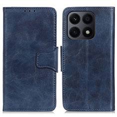 Funda de Cuero Cartera con Soporte Carcasa M02L para Huawei Honor X8a 4G Azul