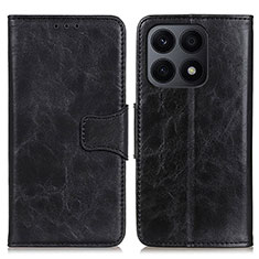 Funda de Cuero Cartera con Soporte Carcasa M02L para Huawei Honor X8a 4G Negro