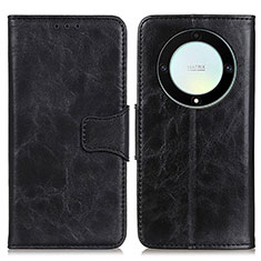 Funda de Cuero Cartera con Soporte Carcasa M02L para Huawei Honor X9a 5G Negro