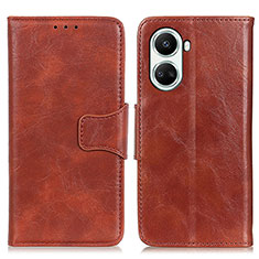 Funda de Cuero Cartera con Soporte Carcasa M02L para Huawei Nova 10 SE Marron