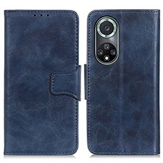 Funda de Cuero Cartera con Soporte Carcasa M02L para Huawei Nova 9 Pro Azul