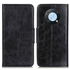 Funda de Cuero Cartera con Soporte Carcasa M02L para Huawei Nova Y90 Negro