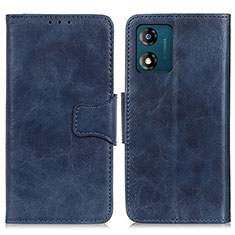 Funda de Cuero Cartera con Soporte Carcasa M02L para Motorola Moto E13 Azul