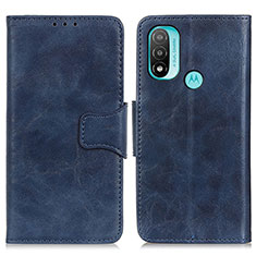 Funda de Cuero Cartera con Soporte Carcasa M02L para Motorola Moto E20 Azul