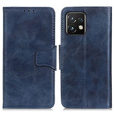 Funda de Cuero Cartera con Soporte Carcasa M02L para Motorola Moto Edge 40 Pro 5G Azul