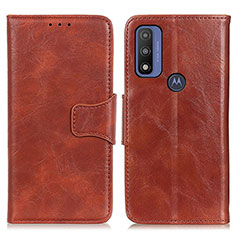 Funda de Cuero Cartera con Soporte Carcasa M02L para Motorola Moto G Pure Marron