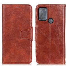 Funda de Cuero Cartera con Soporte Carcasa M02L para Motorola Moto G50 Marron