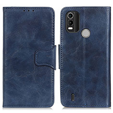 Funda de Cuero Cartera con Soporte Carcasa M02L para Nokia C21 Plus Azul