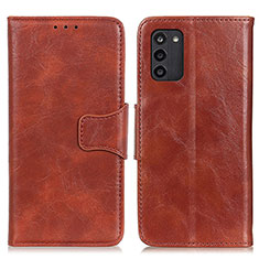 Funda de Cuero Cartera con Soporte Carcasa M02L para Nokia G100 Marron