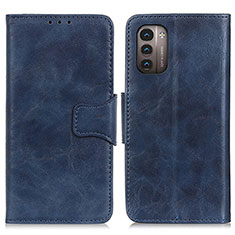 Funda de Cuero Cartera con Soporte Carcasa M02L para Nokia G11 Azul