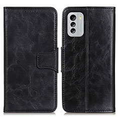 Funda de Cuero Cartera con Soporte Carcasa M02L para Nokia G60 5G Negro