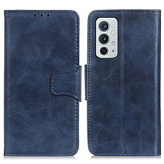 Funda de Cuero Cartera con Soporte Carcasa M02L para OnePlus 9RT 5G Azul