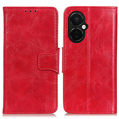 Funda de Cuero Cartera con Soporte Carcasa M02L para OnePlus Nord CE 3 5G Rojo