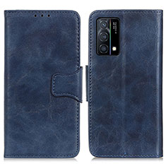 Funda de Cuero Cartera con Soporte Carcasa M02L para Oppo K9 5G Azul