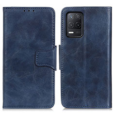 Funda de Cuero Cartera con Soporte Carcasa M02L para Realme 8 5G Azul