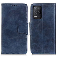 Funda de Cuero Cartera con Soporte Carcasa M02L para Realme 9 5G India Azul