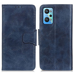 Funda de Cuero Cartera con Soporte Carcasa M02L para Realme GT2 5G Azul