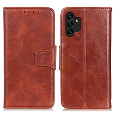 Funda de Cuero Cartera con Soporte Carcasa M02L para Samsung Galaxy A13 4G Marron