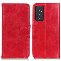 Funda de Cuero Cartera con Soporte Carcasa M02L para Samsung Galaxy A15 4G Rojo