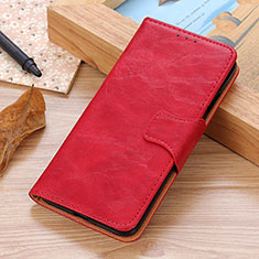 Funda de Cuero Cartera con Soporte Carcasa M02L para Samsung Galaxy M02 Rojo