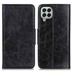 Funda de Cuero Cartera con Soporte Carcasa M02L para Samsung Galaxy M33 5G Negro