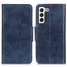 Funda de Cuero Cartera con Soporte Carcasa M02L para Samsung Galaxy S21 5G Azul