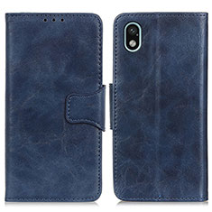 Funda de Cuero Cartera con Soporte Carcasa M02L para Sony Xperia Ace III Azul